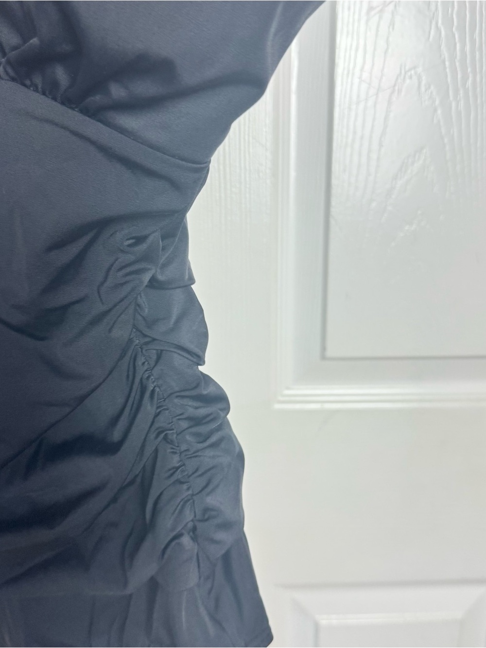 Boden Talamanca Black Swimsuit Ruched Waist Size 12L - Picture 5 of 8